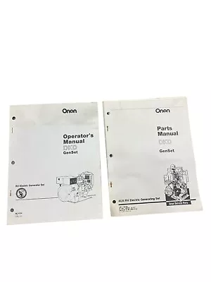 Onan Manual Set For Genset DKD RV Electric Generater 981-0124/ 981-0240 • $21.50