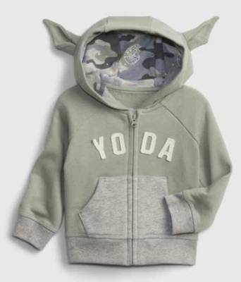 Baby Gap 18-24 Months Star Wars Yoda Hoodie • £7.50