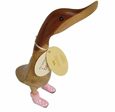 £31.49 • Buy DCUK, The Duck Company - Natural Welly Ducklet - Spotty Pink Boots - Large