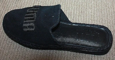 $39 • Buy Puma Fenty Rihanna Black Suede Slip On Shoes Sz Us 5.5
