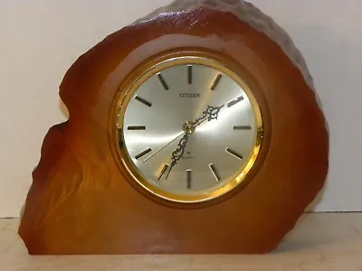 Vintage CITIZEN Nenrin By Takato Quartz Maple Wood Clock-WORKS-NICE-REDUCED! • $25