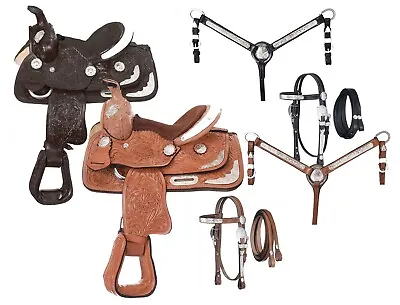 8  Miniature Horse Silver Show Saddle - Saddle Only Or Package - Dark Or Light • $227.10