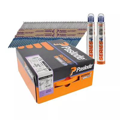 Paslode 141074 3.1 X 90mm Galv-Plus Ring Shank Nail Fuel Pack For 360XI IM360CI • £88.05
