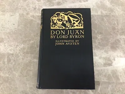 Don Juan By Lord Byron HC Book Illustrations  By John Austen (1929) • £20.66