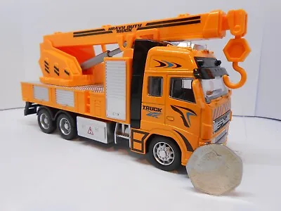 £9.95 • Buy Toy Car Crane Lorry Truck Pull Back & Go Model Boy Girl Dad Birthday Gift New