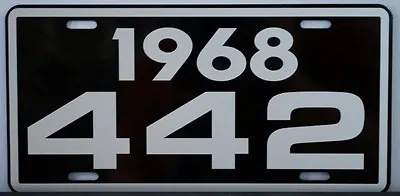 1968 68 Oldsmobile 442 License Plate Olds W30 W31 400 455 Hurst F85 Cutlass M21 • $18.95