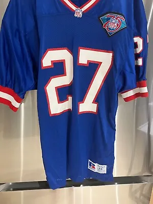Vintage New York Giants Russell Athletic  #27 75th Year Jersey Adult Large Sz 44 • $41.12