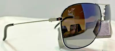 Maui Jim Kami Mj 778-06a Gunmetal Blue To Black Polarized Aviator Sunglasses 7 • $130