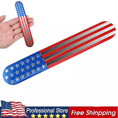 Cars 6  X 1  3D American Flag Emblem Metal Sticker Badge Decal Decor Trucks 1PC • $3.05