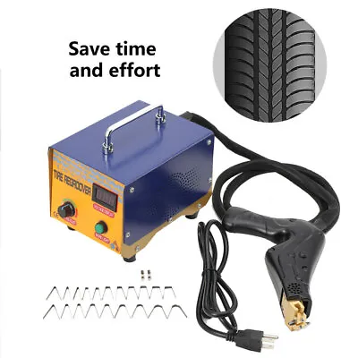 Truck Tire Groover Rubber Cutter Regroover Tyre Grooving Machine W/ Blade 1000W • $219