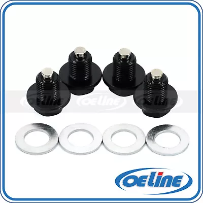 Magnetic Oil Pan Sump Steel Drain Plug Bolt Gasket For 85-21 Toyota Lexus Scion  • $9.99