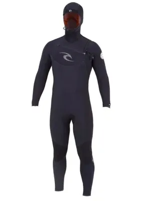 NEW Rip Curl E-Bomb 4.5mm/3.5mm Chest-Zip Hooded Wetsuit E4 Neoprene Size Medium • $184.99