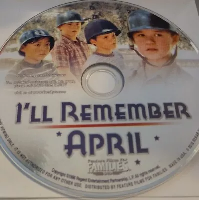 I'll Remember April (DVD Discs Only 2000) Ill • $4.88