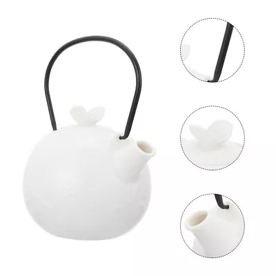 Japanese Ceramic Tea Kettle With Infuser - Perfect For Loose Tea Brewing • £25.88