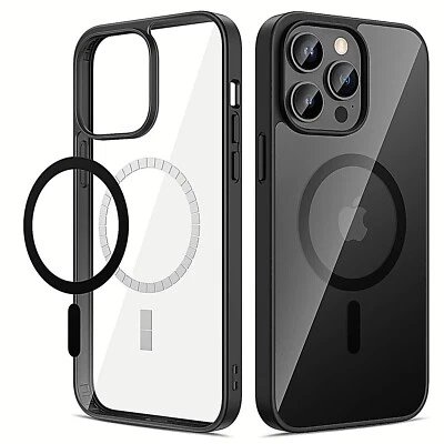 $9.99 • Buy For IPhone 14 Plus 13 12 11 Pro Max Clear Magsafe Magnetic Case Shockproof Cover