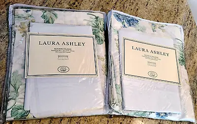 Laura Ashley Blouson Valances Gorgeous Josephine Pattern Floral Set Of 2 New? • $29