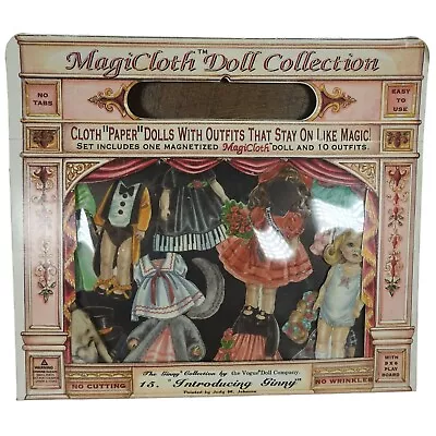 Vintage 1995 Magicloth Doll Collection Ginny Vogue Doll Co Magnetic Paper Dolls • $19.99