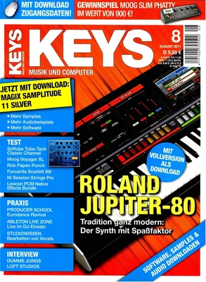 $10.64 • Buy Keys 08 2011 Magix Samplitude 11 Silver On DVD - IN Test Moog Voyager XL
