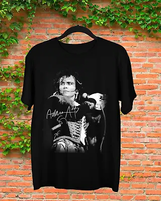 $20.89 • Buy Adam Ant On Stage Signature Men Black T-Shirt All Size S To 5XL Gift