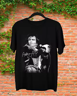 $20.89 • Buy Adam Ant On Stage Signature Men Black T-Shirt All Size S To 5XL Gift