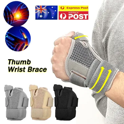 Thumb Wrist Brace Support Hand Sprain Carpal Tunnel Arthritis Spica Splint Pain • $14.99