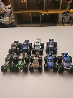 Monster Jam Trucks 1:64 Scale Diecast Grave Digger Max D ++ Lot Of 9 • $30