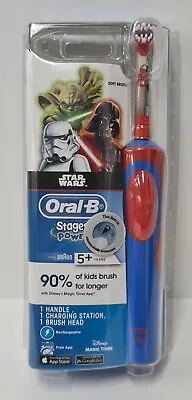 $34.95 • Buy Oral-B Stages Power Kids Electric Toothbrush Disney Star Wars D12.513K