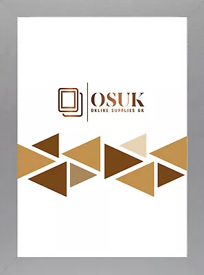 £9.99 • Buy Modern Photo Frame Picture Poster Large Maxi Frames Black White Silver Oak Beech