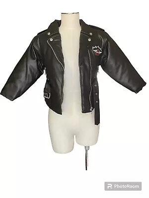 Harley Davidson Motorcycles Kids Leather Style Jacket  • $65