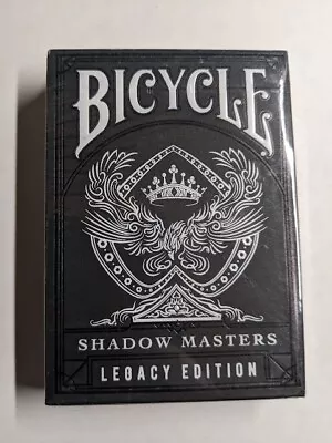 NEW Bicycle Legacy Edition Shadow Masters Ellusionist Playing Cards Sealed Deck • $17.49