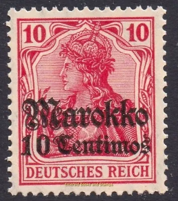 EBS Germany MAROCCO 1911 Germania Overprinted Marokko Michel MA 48 MNH** • $2.25