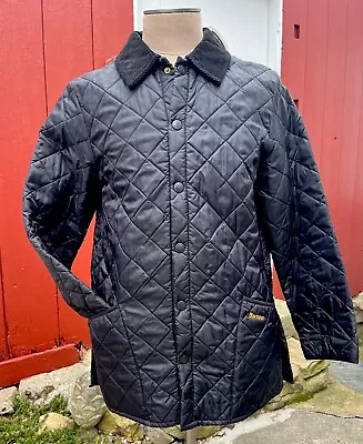 GREAT Men’s Barbour Liddesdale Quilted Jacket Size M Black • $64.99