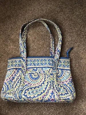 Authentic Vera Bradley Blue Purse Handbag In Retired Capri Blue • $8.74