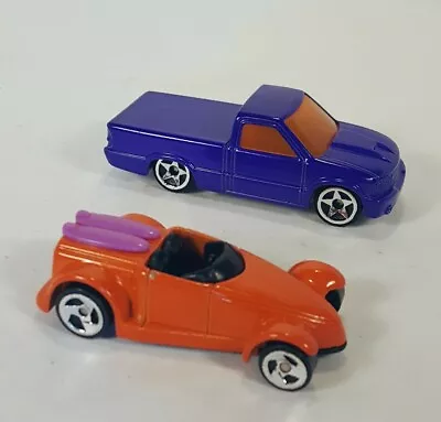 Hot Wheels For McD. McDonald's Diecast 1:64 Pickup Truck 2003 And Roadster 2002 • $13.99