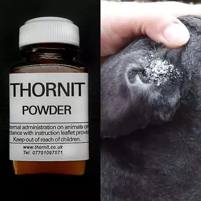 £12.99 • Buy 20g ORIGINAL THORNIT EAR MITE POWDER ANIT-ITCH PROVEN FORMULA DOGS CATS RABBITS 