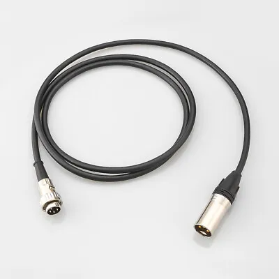 Naim 4 Pin Din Twist Lock To 3 Pin XLR Interconnect Cable For NAP 250 1 Meter • £30