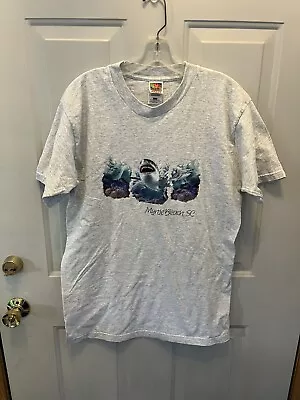 VTG Myrtle Beach SC SHARK T-shirt Size Large • $9.75