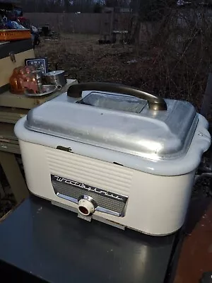 Vintage 1950s Westinghouse Roaster Oven Electric Oven Tested • $86.99