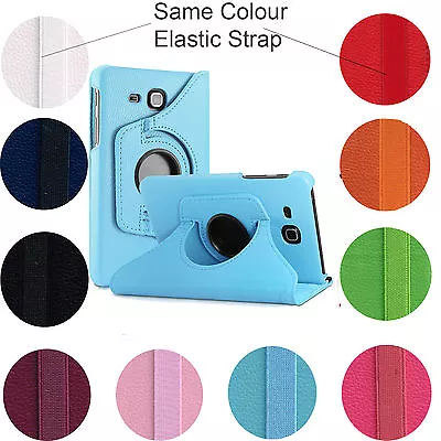 360 Rotating PU Leather Cover Case For Samsung Galaxy Tab A 7 Inch T280/T285 • $11.29