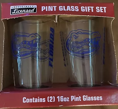 UF Florida Gators Albert Pint Beer Glass Gift Set Official Licensed • $14.88