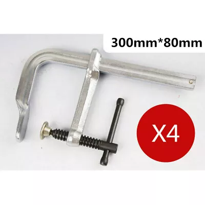 4X F Welding Clamp 300×80mm F Clamp Heavy Duty Woodworking Clip F-tyle Grip • $79.99
