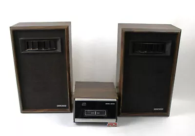 Channel Master 8 Track Tape Deck Model 6609 With Two Speakers Model 6690 AS IS • $9.99