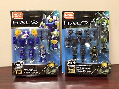 Mega Construx HALO Pro Builders Mark 1 Prototype & Exosuit Skyfire Exosuit NIB • $33.29