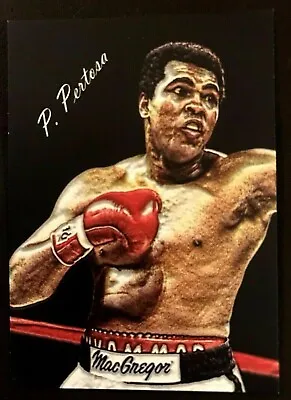 Muhammad Ali Pietro Pertosa Artist ACEO Giclee Art 2020 Sample Card #MA-1 • $4.22