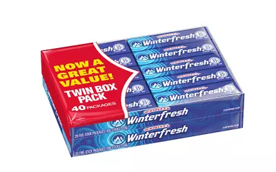 Wrigley's Winterfresh Gum 5 Count Pack Of 40 • $18.79