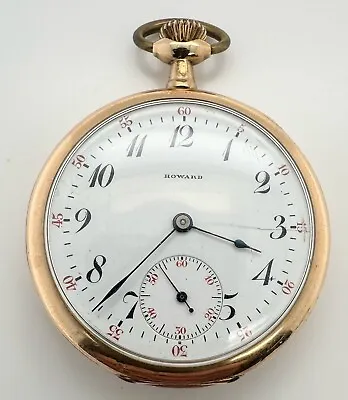 1912 E. Howard Watch Co. Keystone 12s Pocket Watch 17j Model 1908 Series 7 • $279
