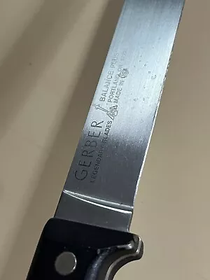 Vintage GERBER Legendary Blades Balance Plus 10” Slicer Knife Made In USA • $26.99