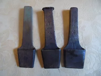 Vintage Leather Working Tools 3 CS Osborne Trace Punches Larger Sizes • $79
