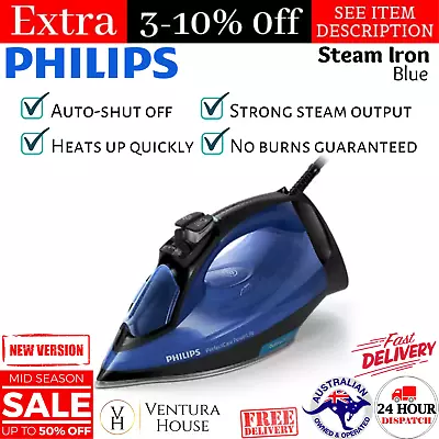 $156.40 • Buy Philips GC3920/24 2400W Powerful PerfectCare Steam Iron Portable Garment Steamer