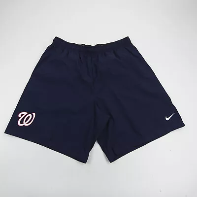 Washington Nationals Nike Dri-Fit Athletic Shorts Men's Navy Used • $29.74